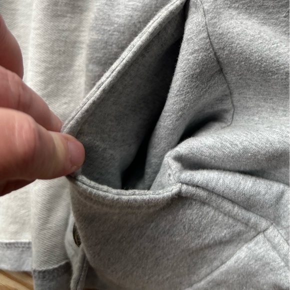 Women's Gray Tommy Hilfiger Military Style Jacket Medium - Picture 7 of 9